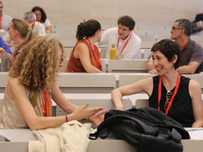 Session participants in discussion