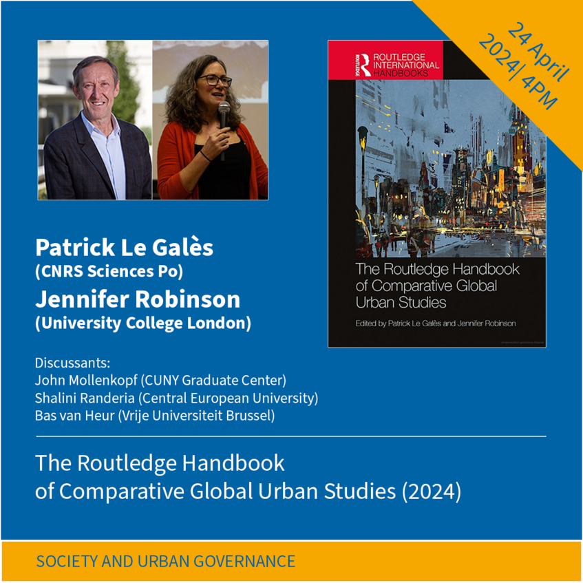 Le Galès & Robinson: The Routledge Handbook of Comparative Global Urban Studies
