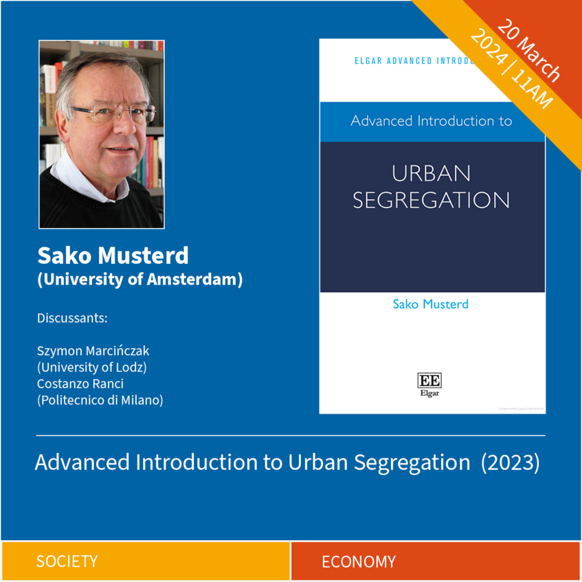 Sako Musterd: Advanced introduction to urban segregation